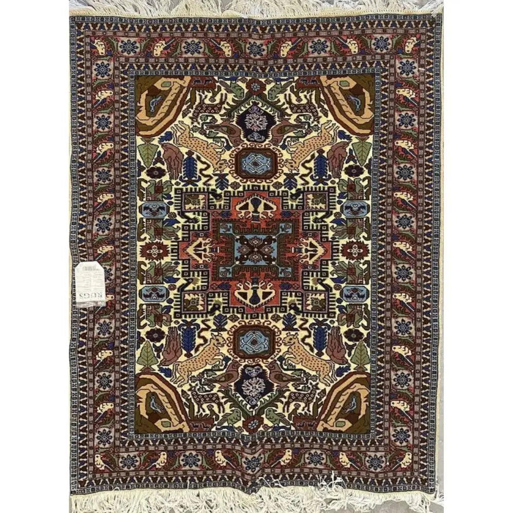 One Of The Kind Persian Ardabil Rug 6'2" x 4'4" zandirugs